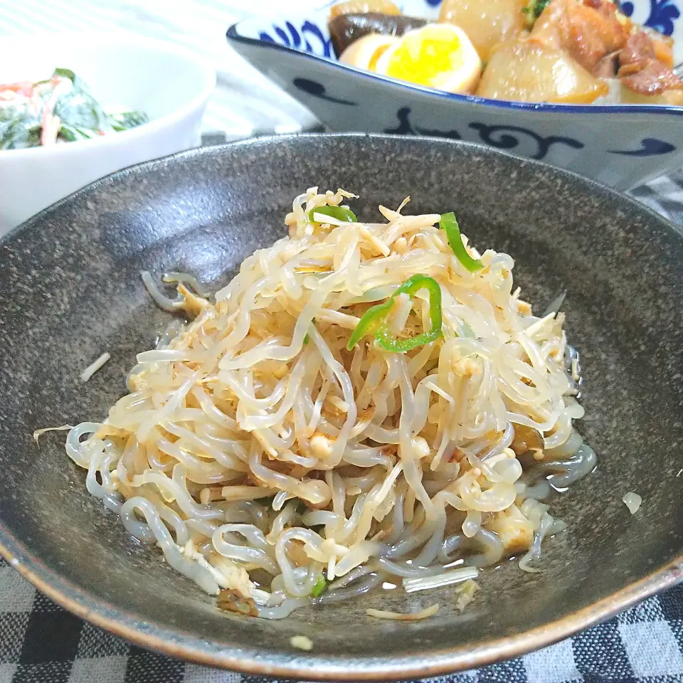 きつねさんの料理 白滝とえのきの麺つゆ炒め|とまと🍅さん