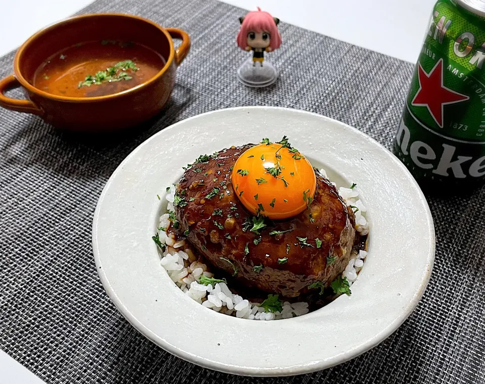 ハンバーグ丼|アルティッチョさん