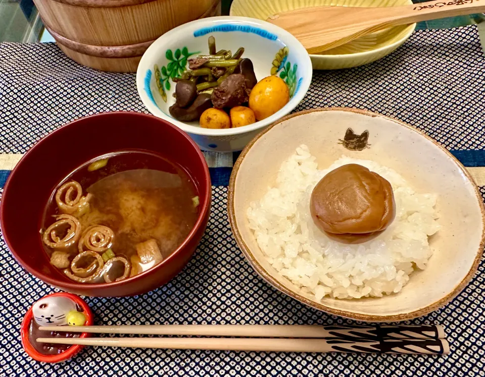 一汁一菜の昼ごはん|にゃあ（芸名）さん