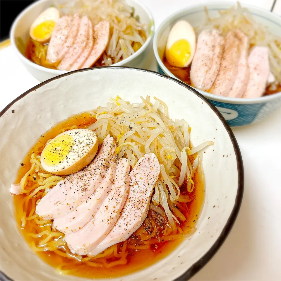 Snapdishの料理写真:和風冷やしラーメン|teritamagoさん