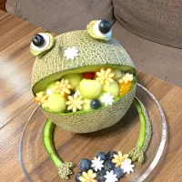 Snapdishの料理写真:メロンカエル🍈🐸|つくねさん