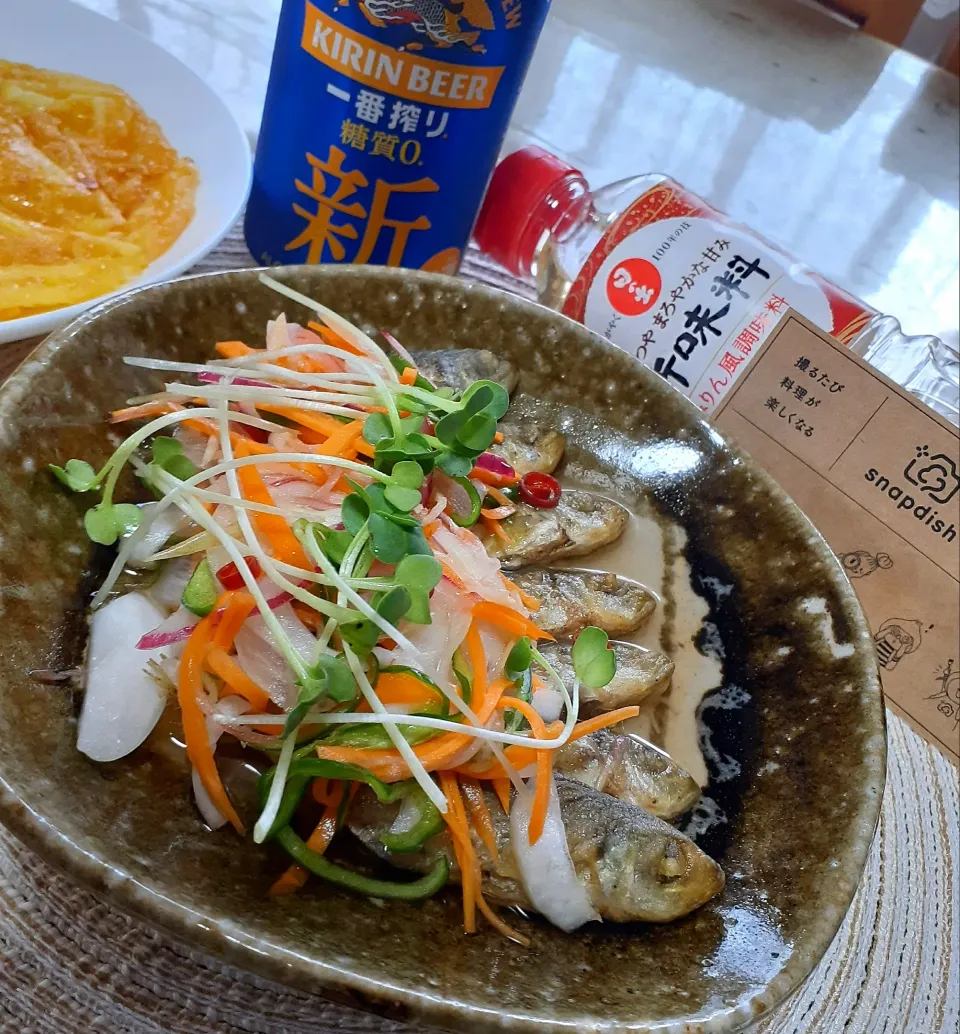 豆鯵南蛮漬け🐟️|びせんさん