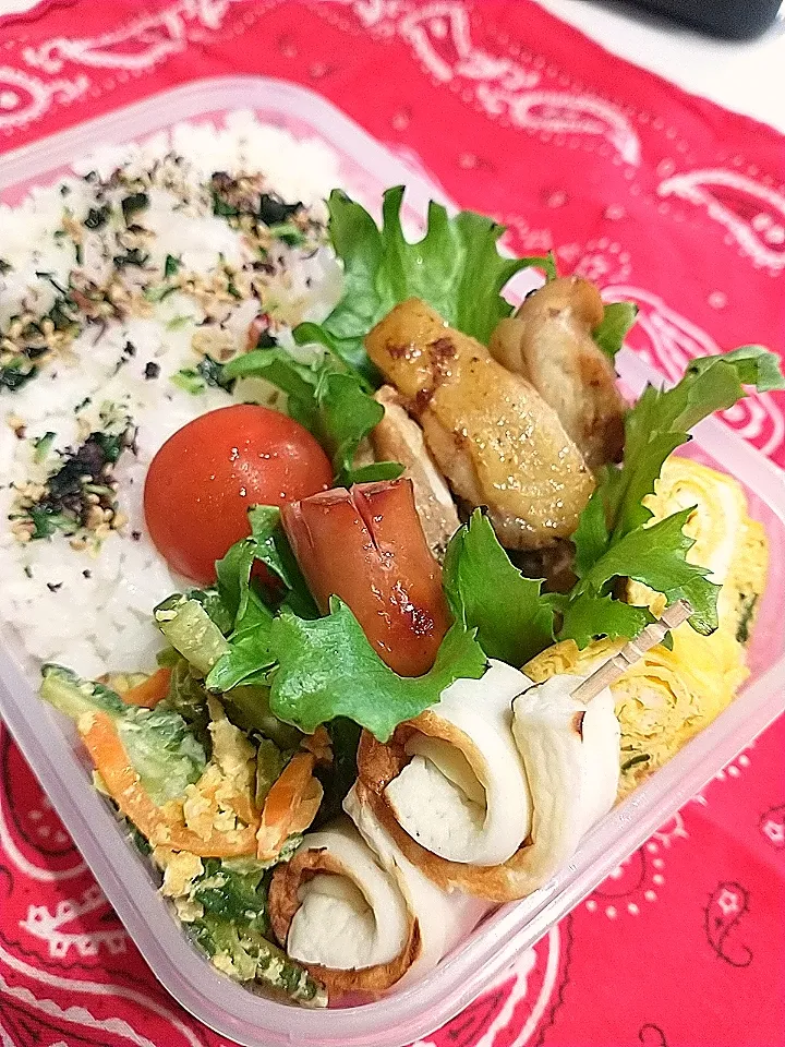 ゴーヤーチャンプルー鶏照り焼き弁当|yayoi.Kさん