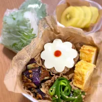 Snapdishの料理写真:チーズバーグ弁当|麻希さん