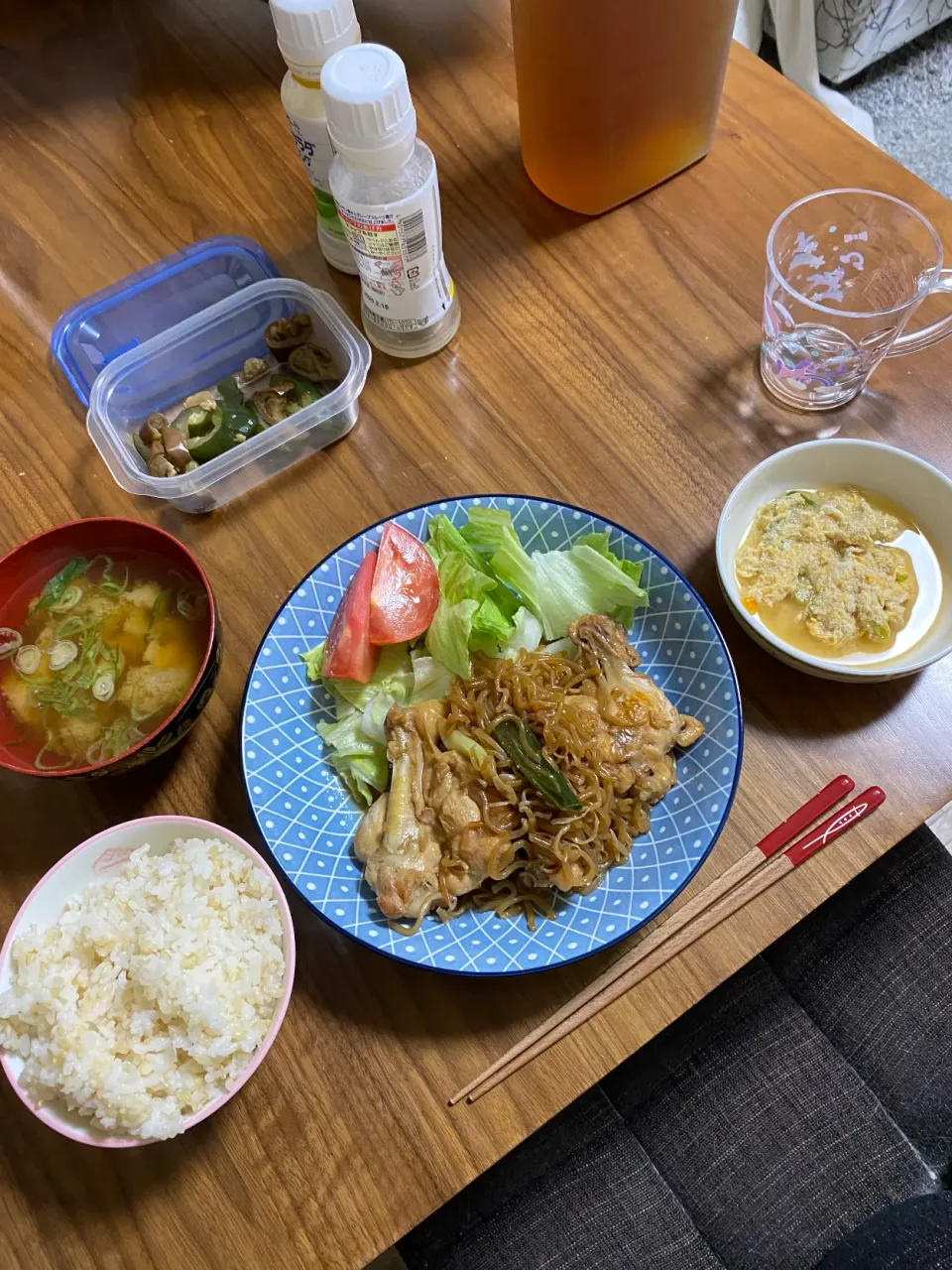 夜　鳥手羽醤油煮|みちくんさん