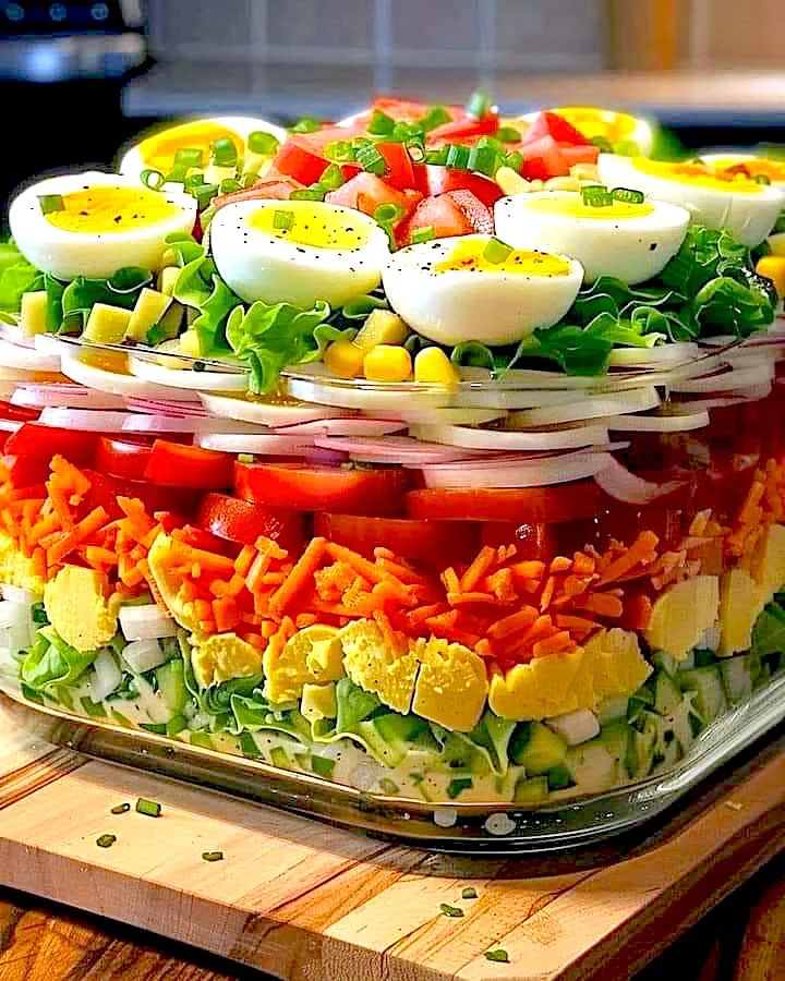 Layered salad|Kareem Boogieさん