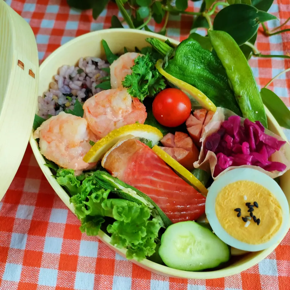 Snapdishの料理写真:今日のわっぱご飯|ふかふかごはんさん