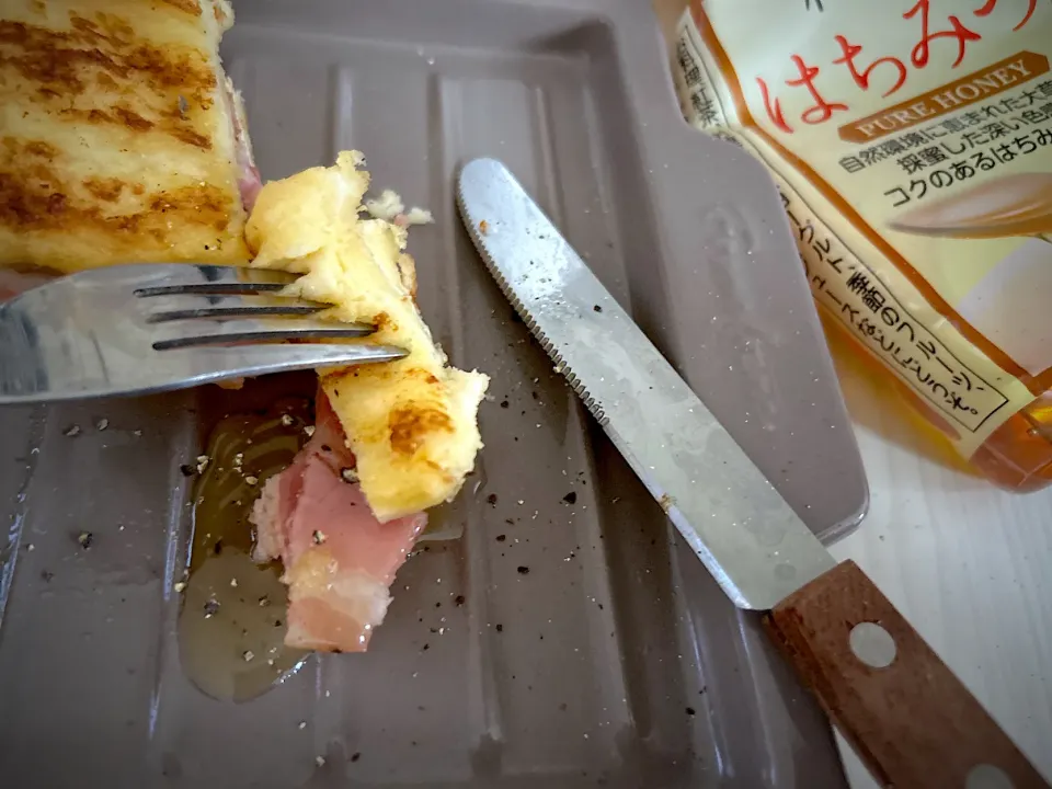 こずりんさんの料理 フレンチトーストベーコンチーズサンド|こずりんさん