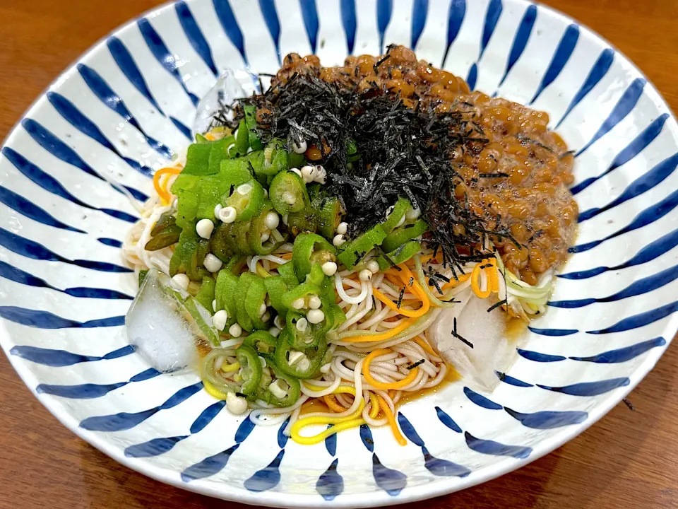 ネバネバ そうめん で 昼ご飯|sakuramochiさん