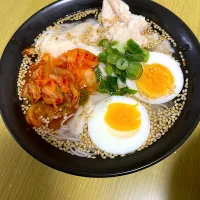 Snapdishの料理写真:鶏がらスープそうめん|ぴのさん