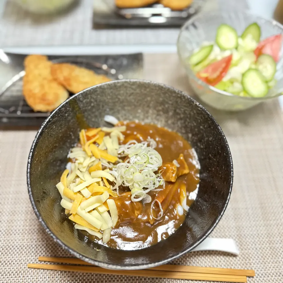 残ったカレーでカレーうどん！|Mokamiさん