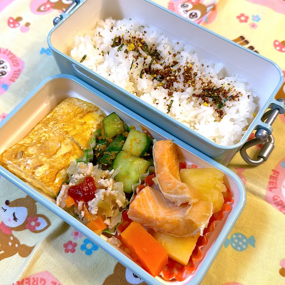 鮭じゃが弁当|えつこさん