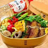 茄子の蒲焼弁当