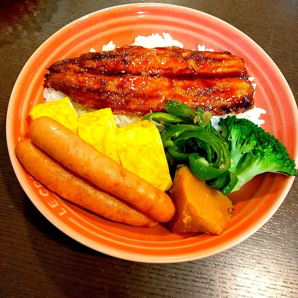 Snapdishの料理写真:さんま蒲焼丼弁当🍱|Rieさん