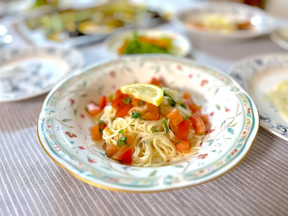 冷麦のカッペリーニ風🍝|ゆかりさん