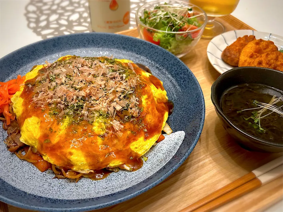 オム焼きそば|じゃんさん