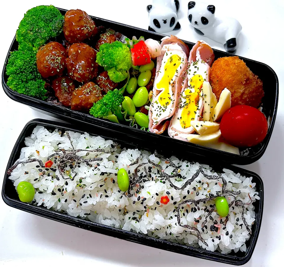 今日のお弁当🍱です　20240719|パンダ🐼🐼パンダさん