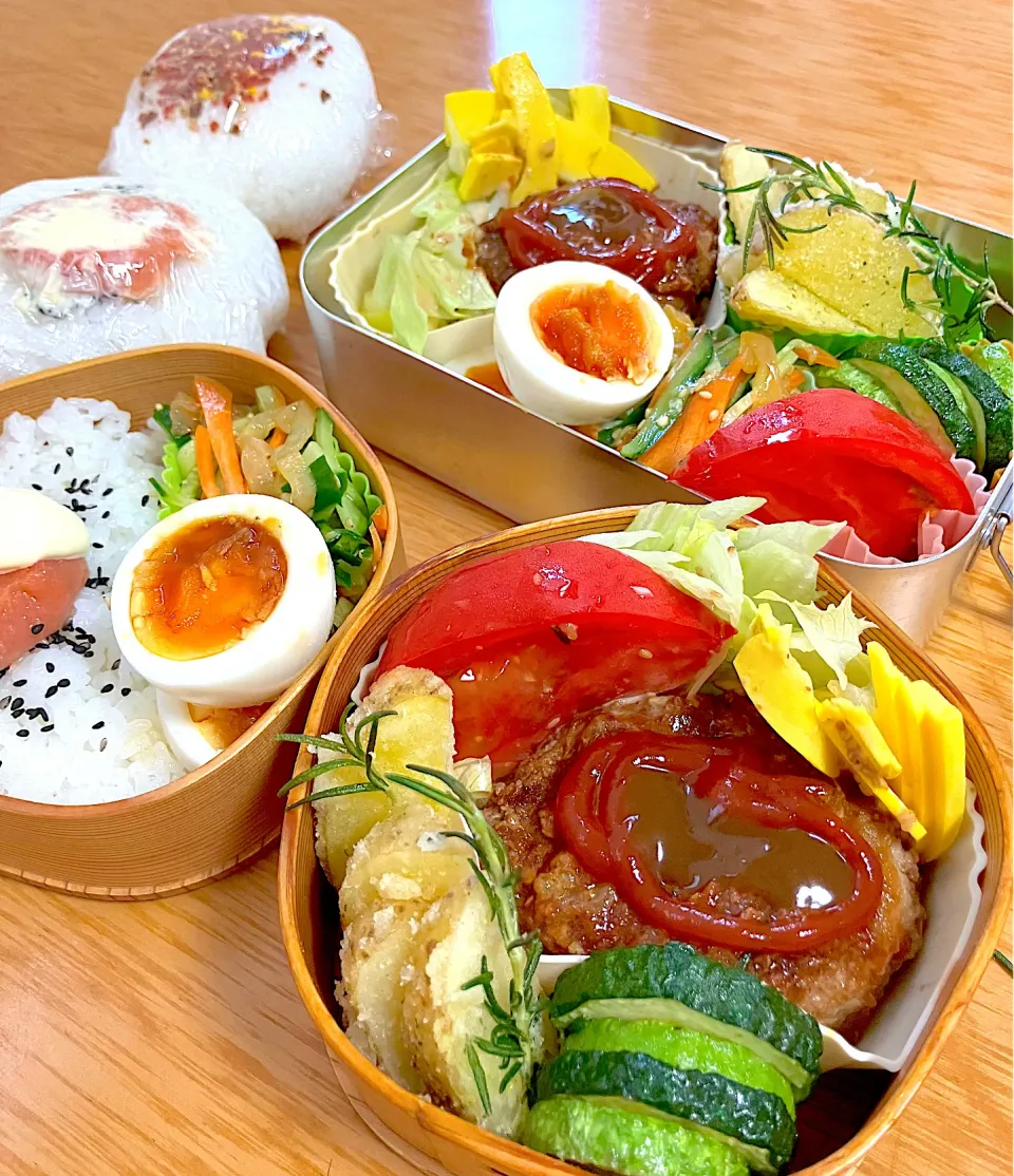 家族お弁当🍱ʕ·͡ˑ·ཻʔෆ⃛ʕ•̫͡•ོʔ❤️|ふみぃさん