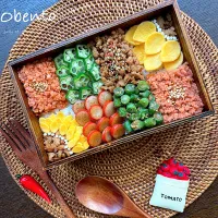 ひまわりモザイク弁当🌻🍱