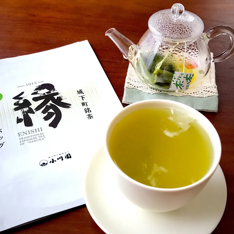 【本日の紅茶】と言いながら緑茶です🍵|パンと紅茶と時々お菓子さん