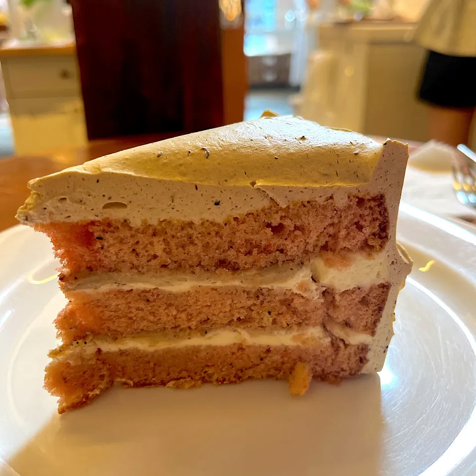 Earl Grey pink lady cake|skyblueさん