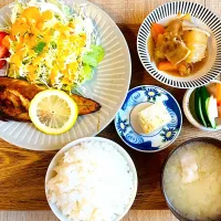 Snapdishの料理写真:日替わり定食（鯖焼き定食）|XMP8さん