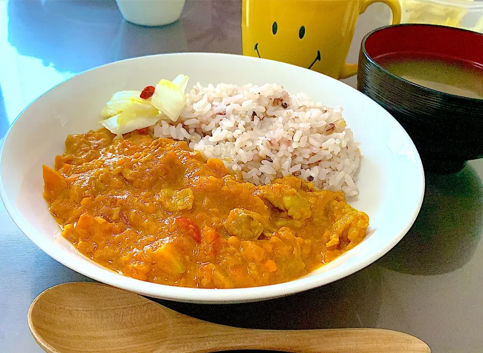 🍅トマトポークカレー|あやめもちもちさん