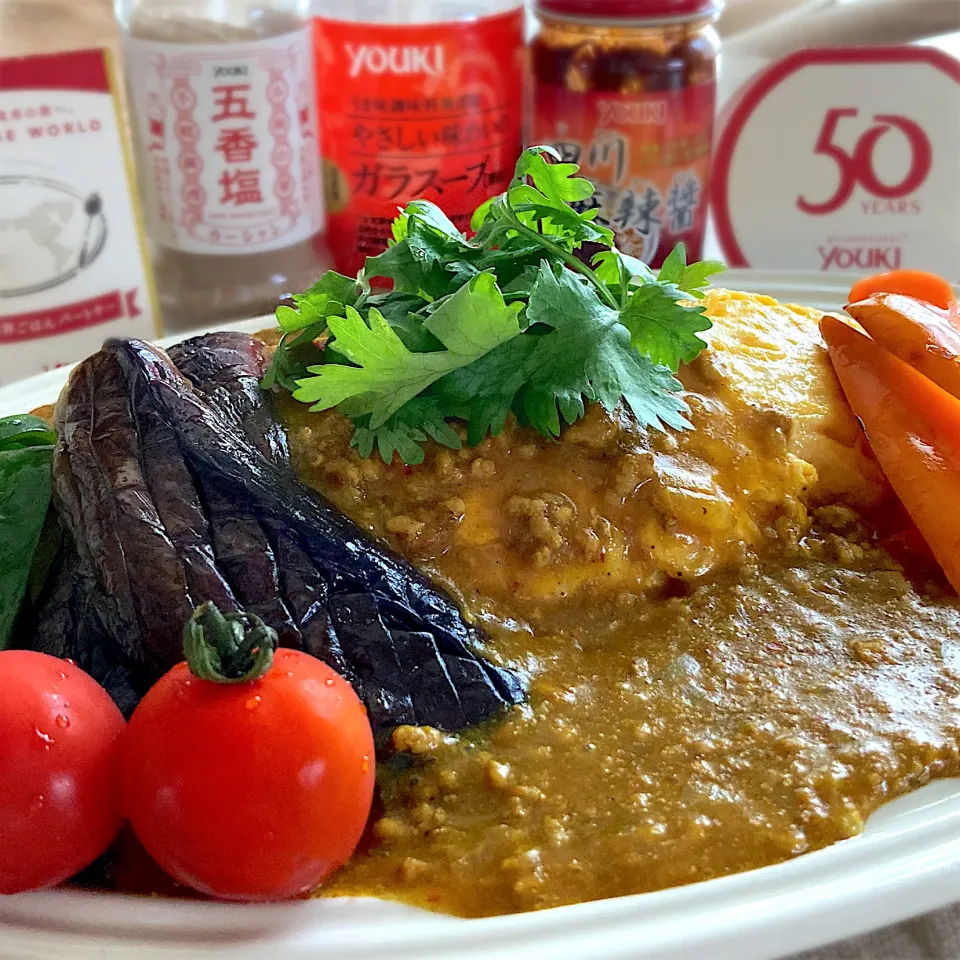 中華風オムカレー🍛👨‍🍳|みずほさん