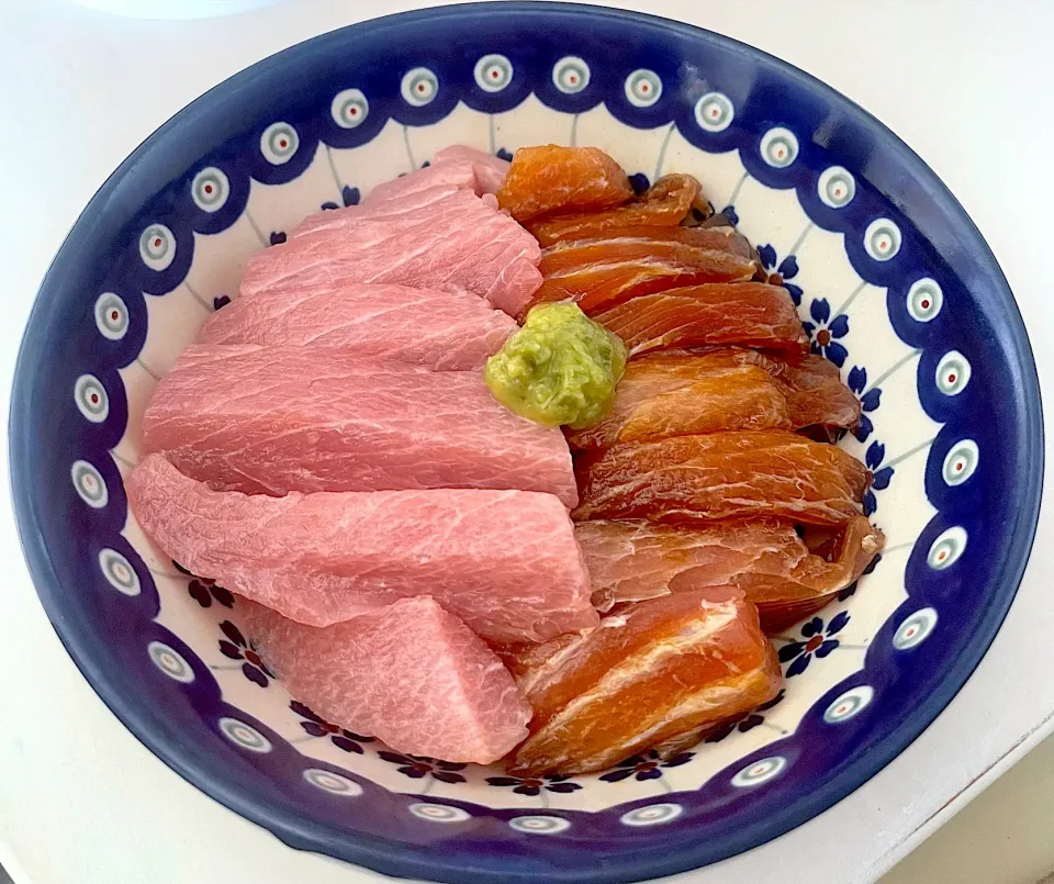 マグロの2種丼🐟|jiruさん