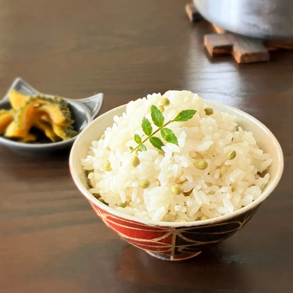 みずほさんの料理 実山椒ごはん🌿|うさかめさん