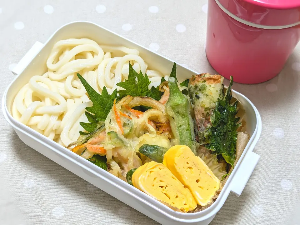 冷やしうどん弁当|きなこもちさん