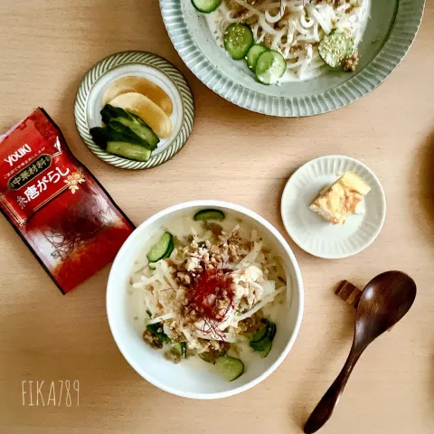 「ユウキ食品その他の商品」を使ってみたSnapdishの料理・レシピ写真:ちょっぴりピリ辛 冷や汁