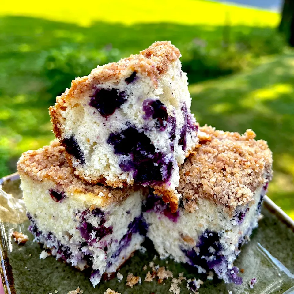 Blueberry cake with cinnamon streusel|Dean M Rogersさん