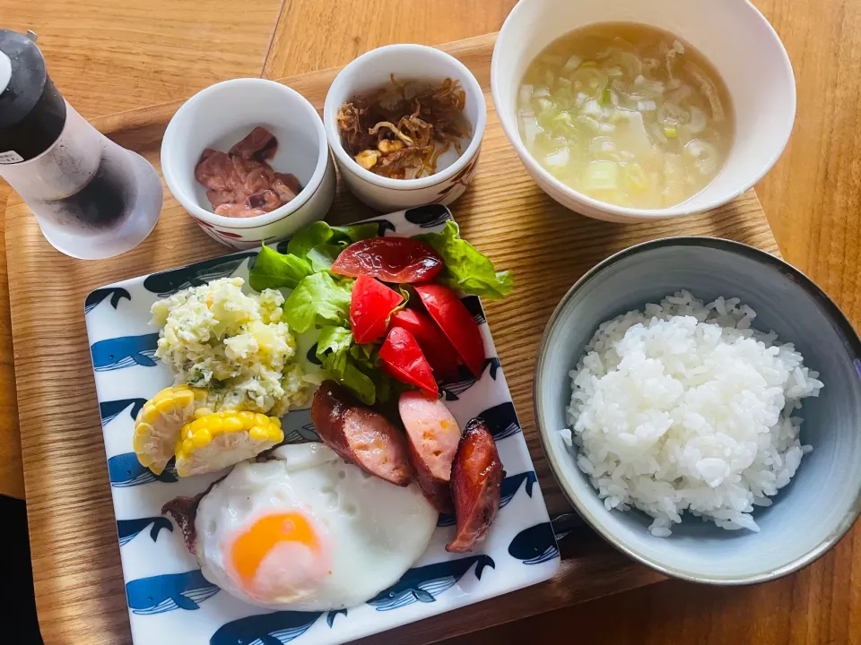 Snapdishの料理写真:20240719🍚旦那さんの朝ごはん🥣|akiyo22さん