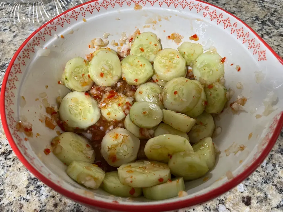 Spicy cucumber salad|ReallyRosieさん