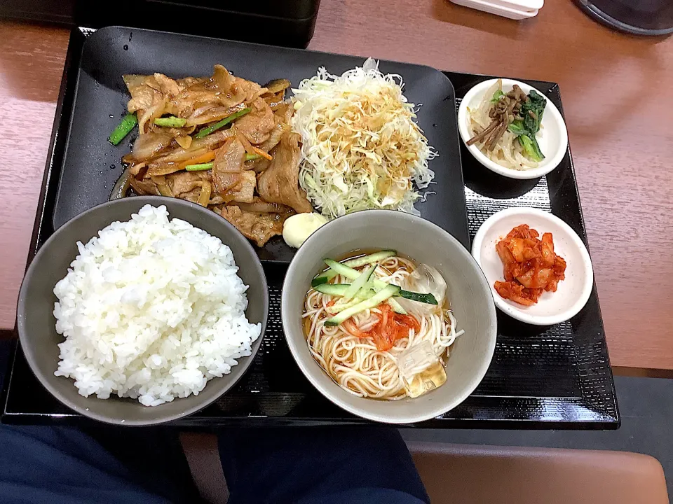 焼肉定食😋|アライさんさん