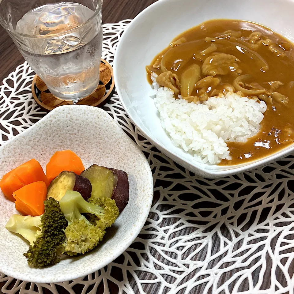 7/22   カレー🍛温野菜|らぶちあんさん