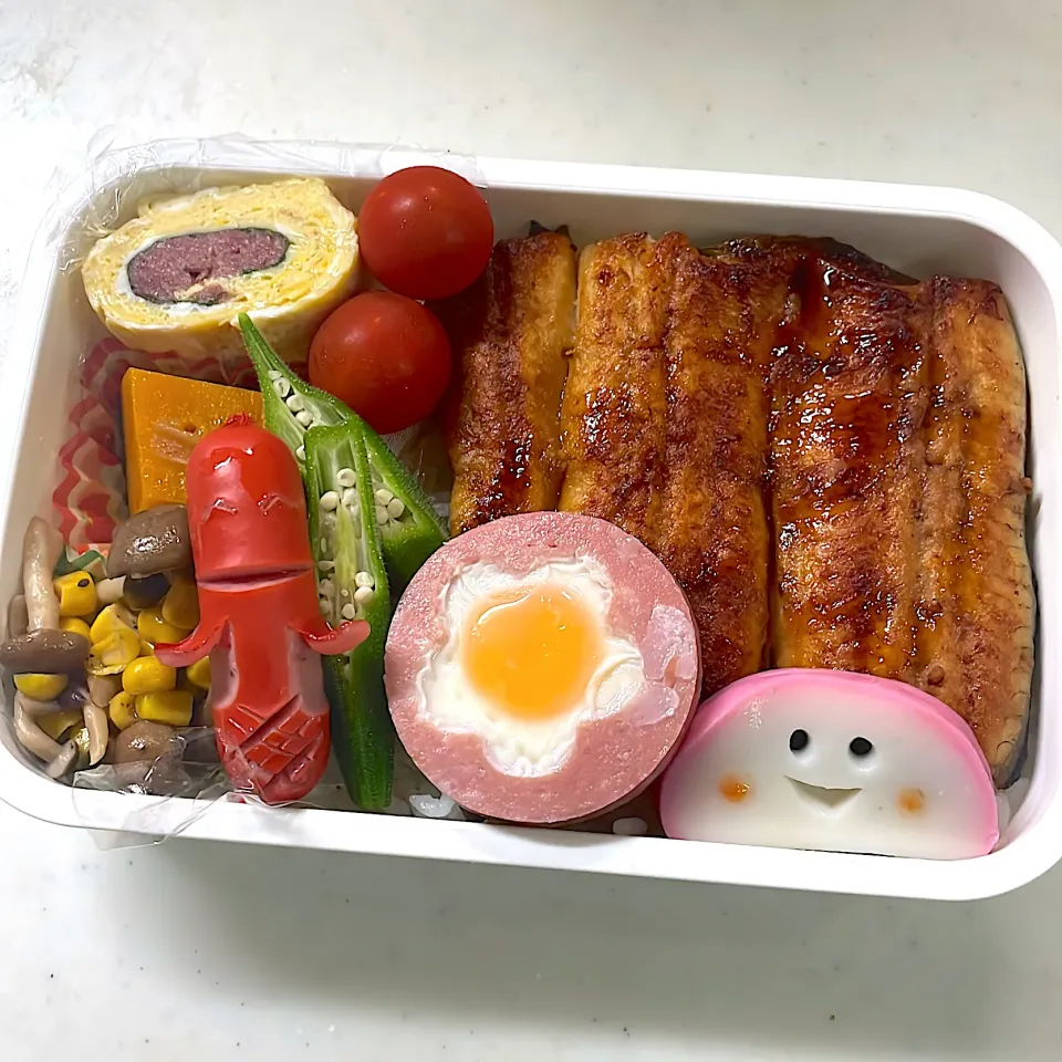 2024年7月23日　オレ弁当　１日フライングうなぎ♪|クッキングおやぢさん