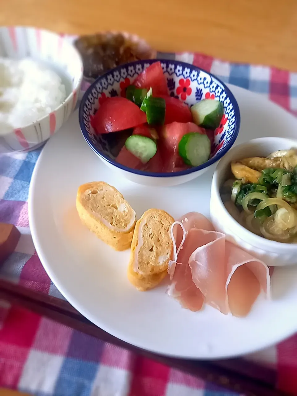 夏野菜作り置き朝食|ぶんぶくさん