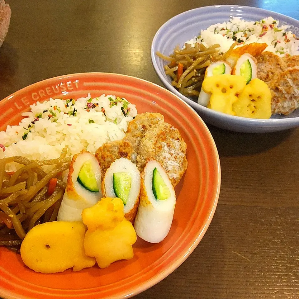 Snapdishの料理写真:ハンバーグ置き弁🍱|Rieさん