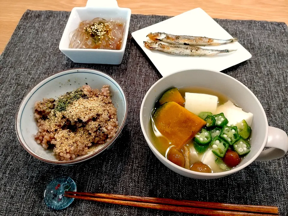 Snapdishの料理写真:自分の朝兼昼ごはん|みりさん