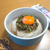 ぶっかけそうめん　山形のだし|茶釜さん