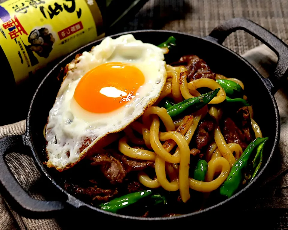 Kさんの料理 ぶちうまい！　かき醤油の焼きうどん|かおるさん