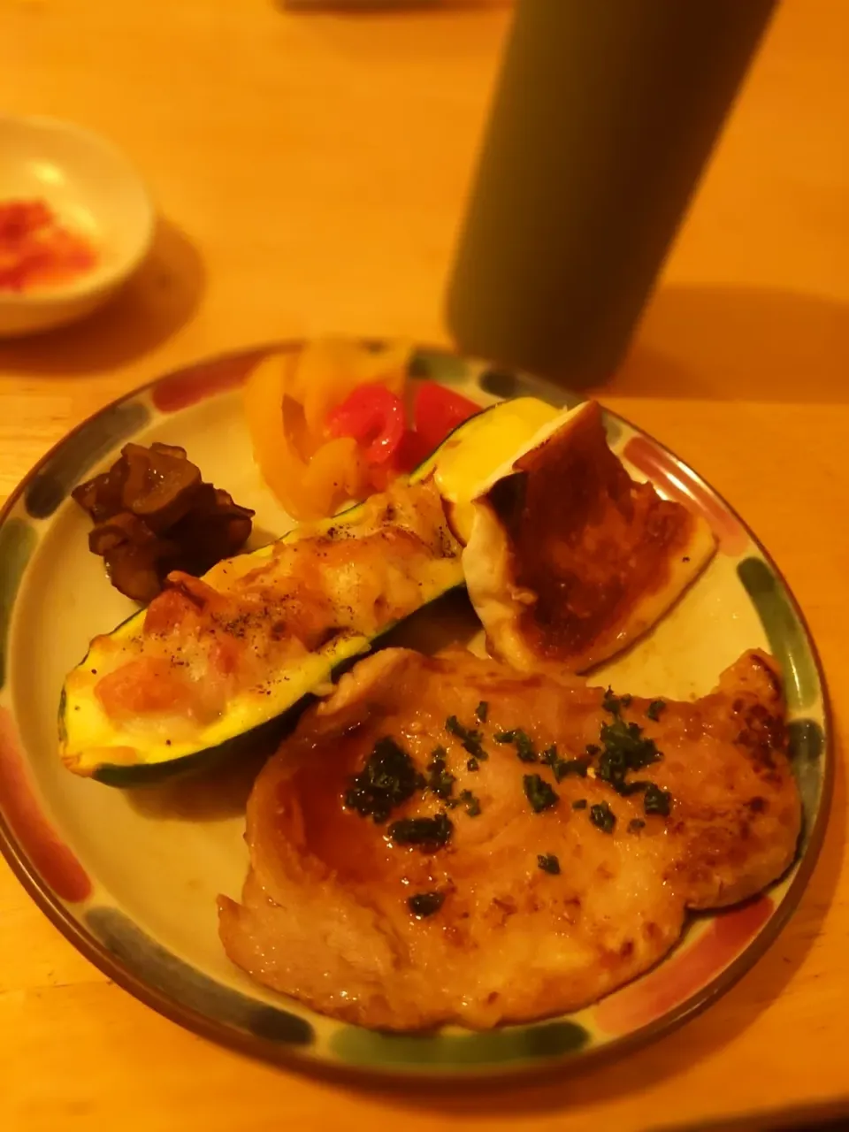 Snapdishの料理写真:晩酌メニュー（豚ロース味噌焼き）|C.Sさん