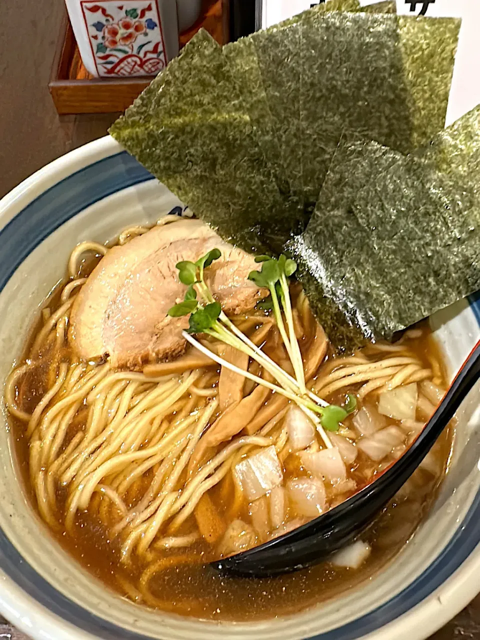 醤油ラーメン　のりトッピング|スーケーさん