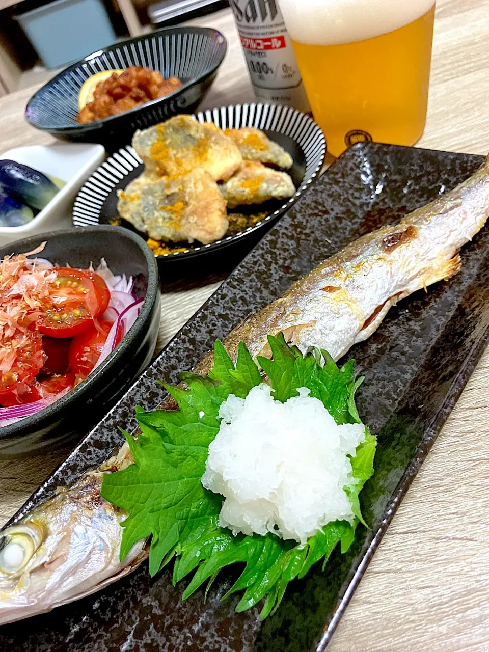 Snapdishの料理写真:釣った魚de晩御飯|こもず♪さん