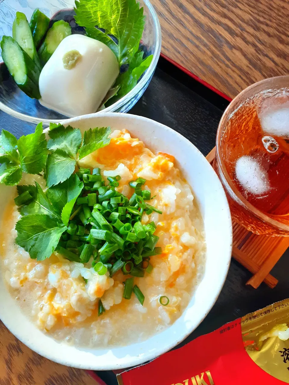 夏風邪の時に食べた卵雑炊🐣|fumfumさん