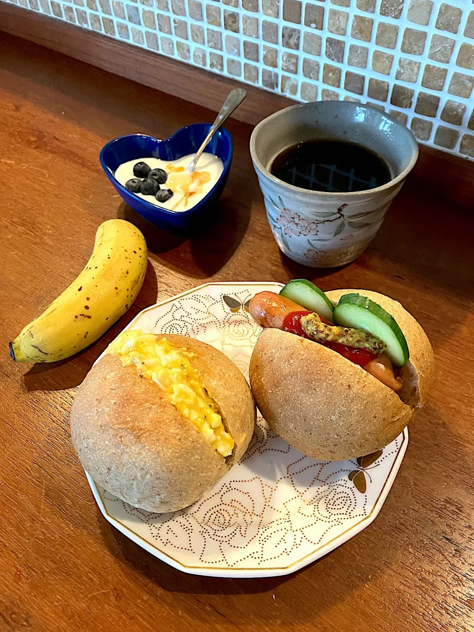 朝ごぱん🥐いただきます|きみちさん