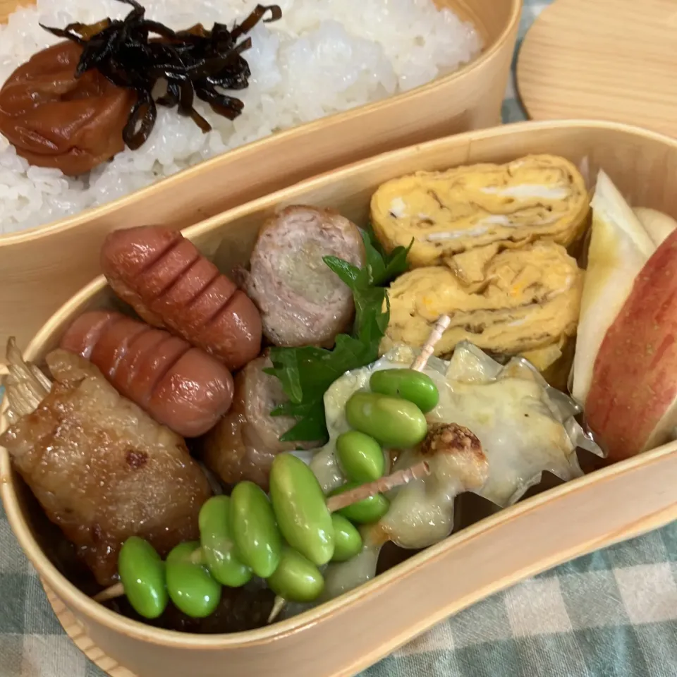 Snapdishの料理写真:えのき巻き巻き弁当|たんぽぽさん