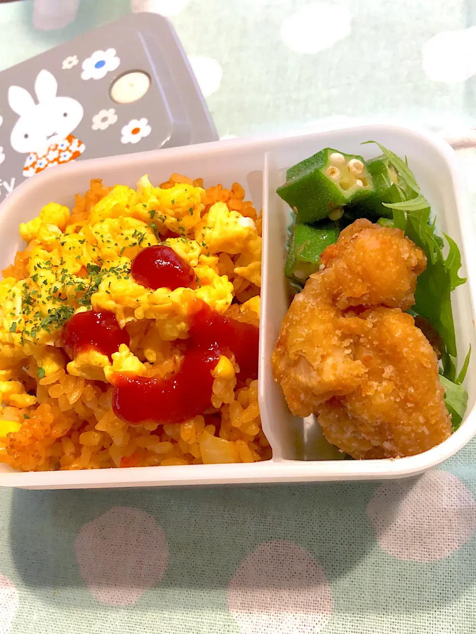 2024.7.24  ＊今日のお弁当＊ケチャップライス♪♪|rinrin*mama*さん